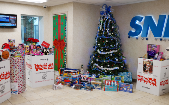 SNF toy drive for Toys for Tots
